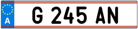 Truck License Plate